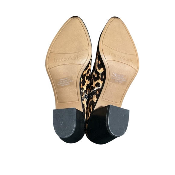 NWOT Franco Sarto Animal Print Ankle Booties - Picture 3 of 5